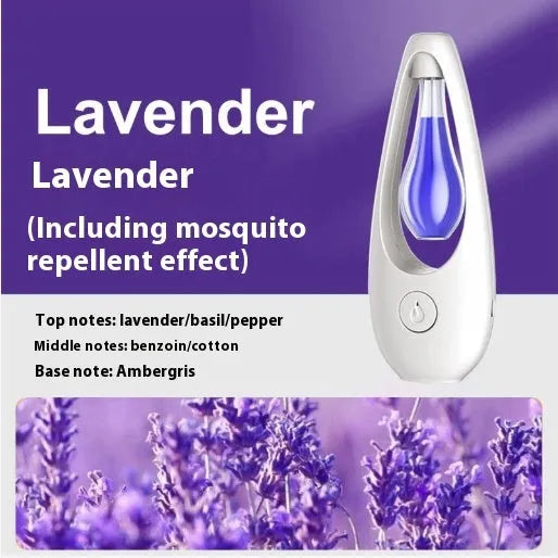 Ultrasonic aroma diffuser with mosquito repellent function in six fragrance options