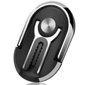 Universal car phone ring bracket in black, silver, blue, gold, or red for dashboard or windscreen mounting.