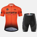 Short sleeve quick-dry cycling jersey in polyester fabric for summer road biking