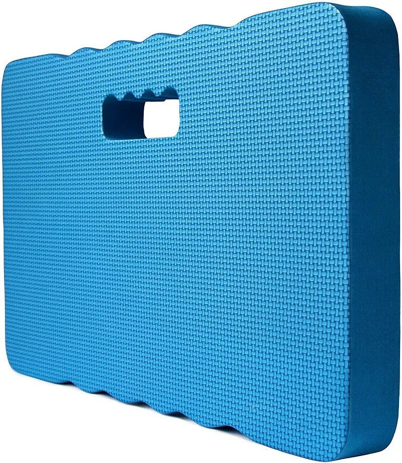 EVA foam garden kneeler pad cushion in blue colour with handle for outdoor gardening