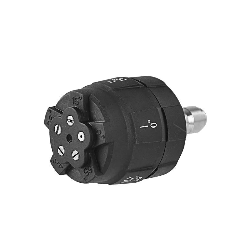 Five-in-one high-pressure water gun spray nozzle with pattern selector dial