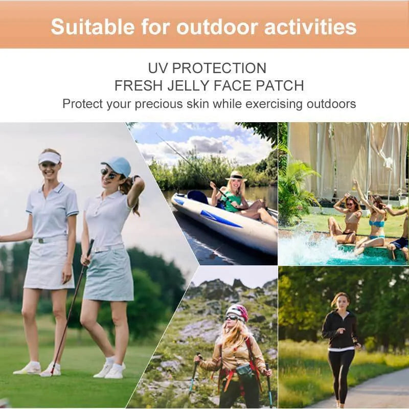 UV-proof outdoor sports protection eyes mask with 5ml liquid content in packaging options