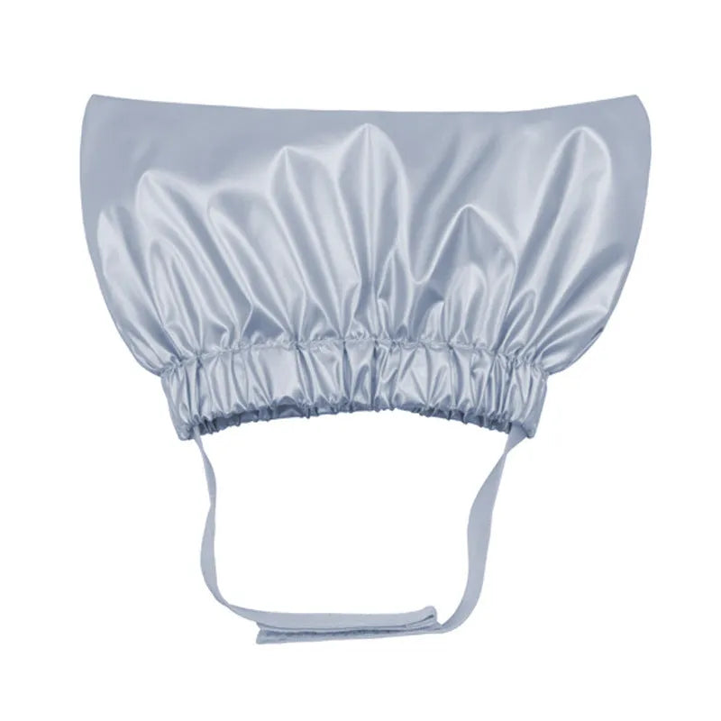 Adjustable waterproof shower cap for dogs and cats in silver, pink or gold colours