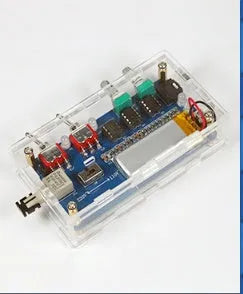 Tesla coil driver board unit with controller and cables for musical lightning displays.