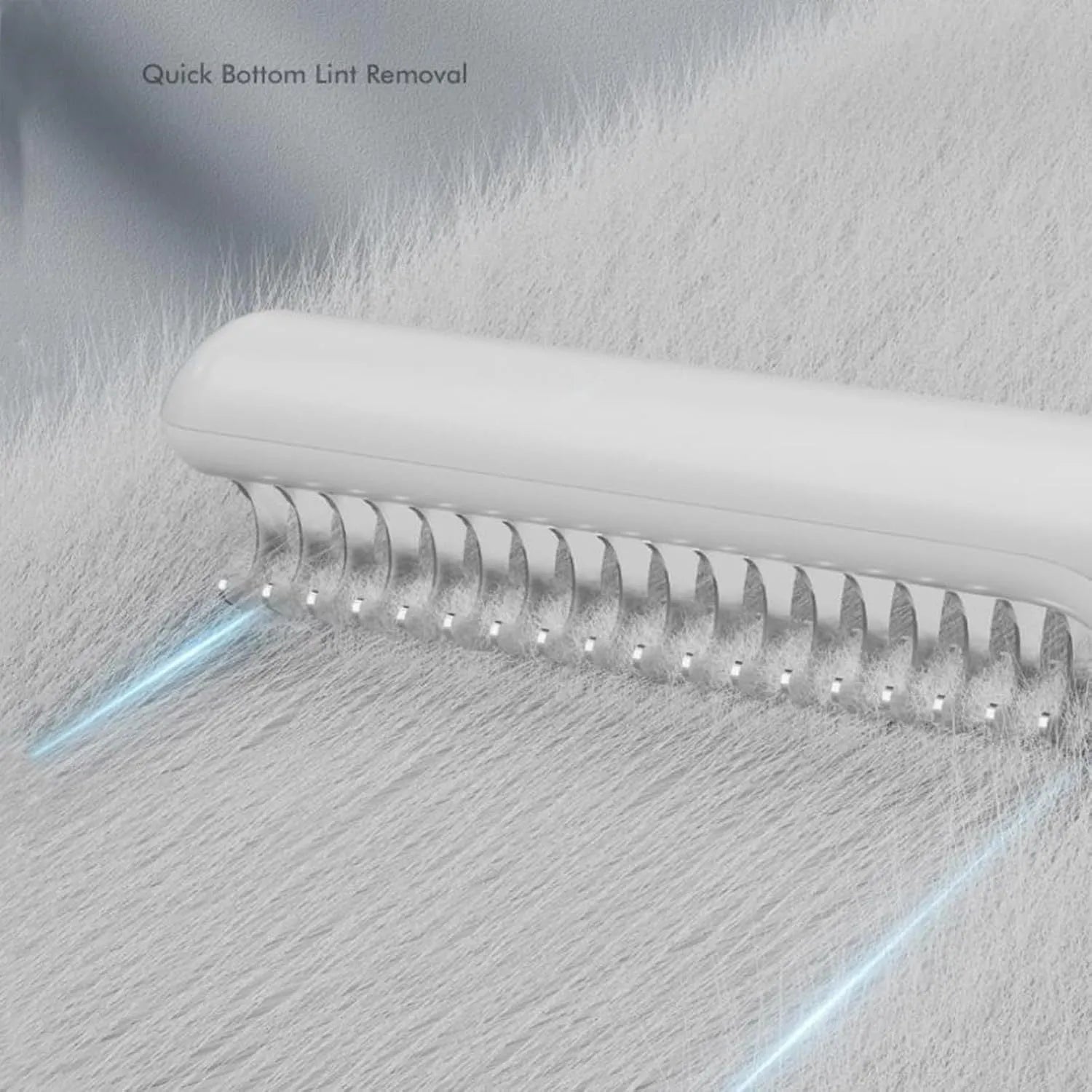 Stainless steel dematting comb for dogs with rake teeth and coloured handle.