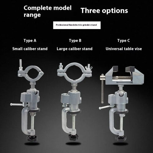 360-degree rotating bracket bench vise with tungsten steel construction