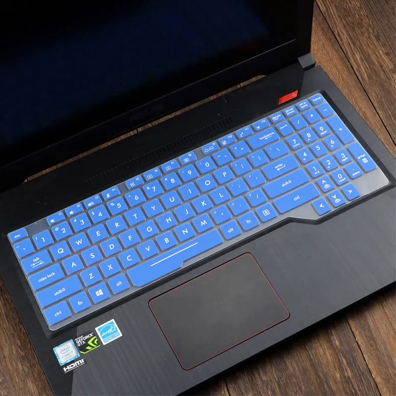 ASUS Flight laptop keyboard protective film cover in translucent colours for 15.6-inch models