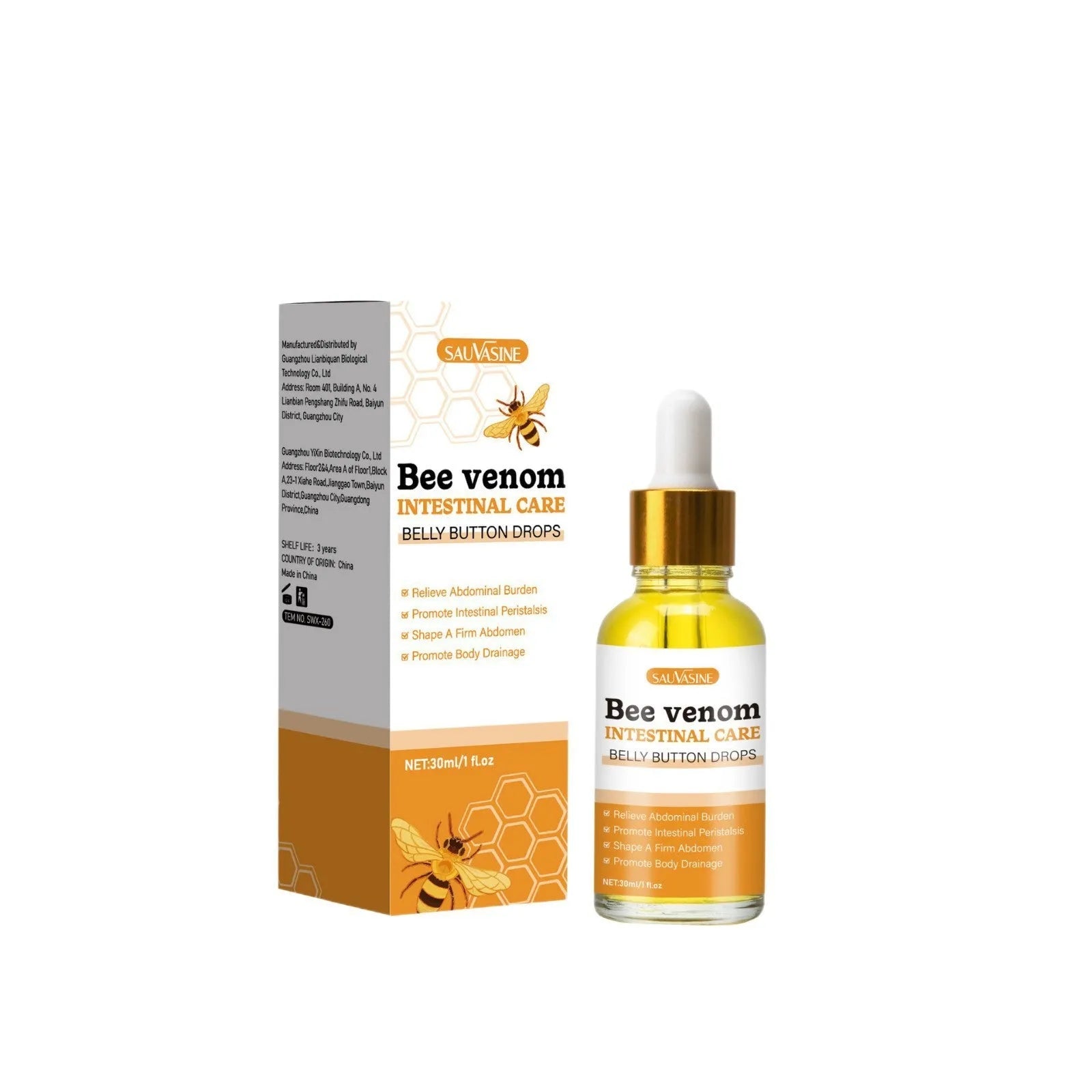 Bee Gentle Cleansing 30ml facial essence bottle with SWX260 formula