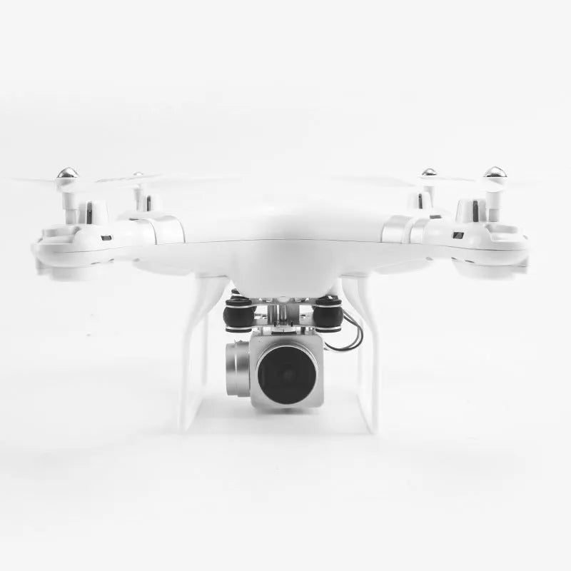 Alloy HD aerial photography drone with remote control handle in black, red, or white colours