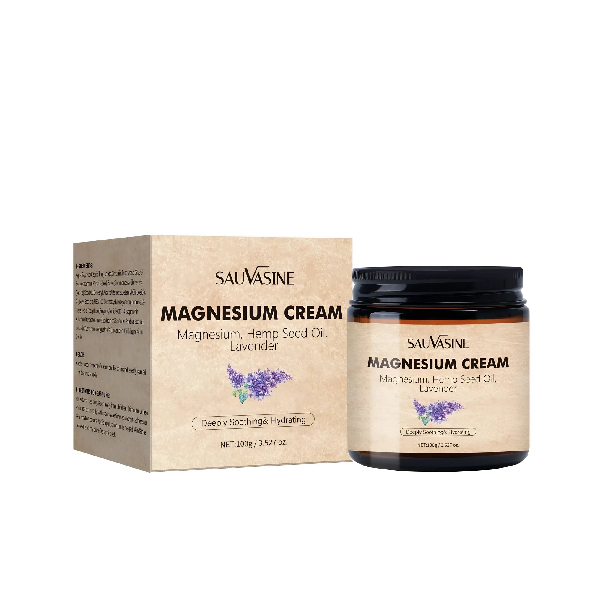 100g night moisturising cream jar for face and body hydration