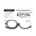 Makeup presbyopia glasses with PC frame and AC lenses for cosmetic application