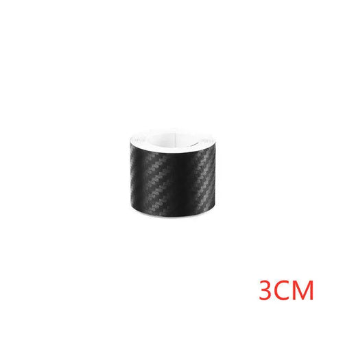 Matte carbon fibre pattern car door sill protectors in roll format with width options