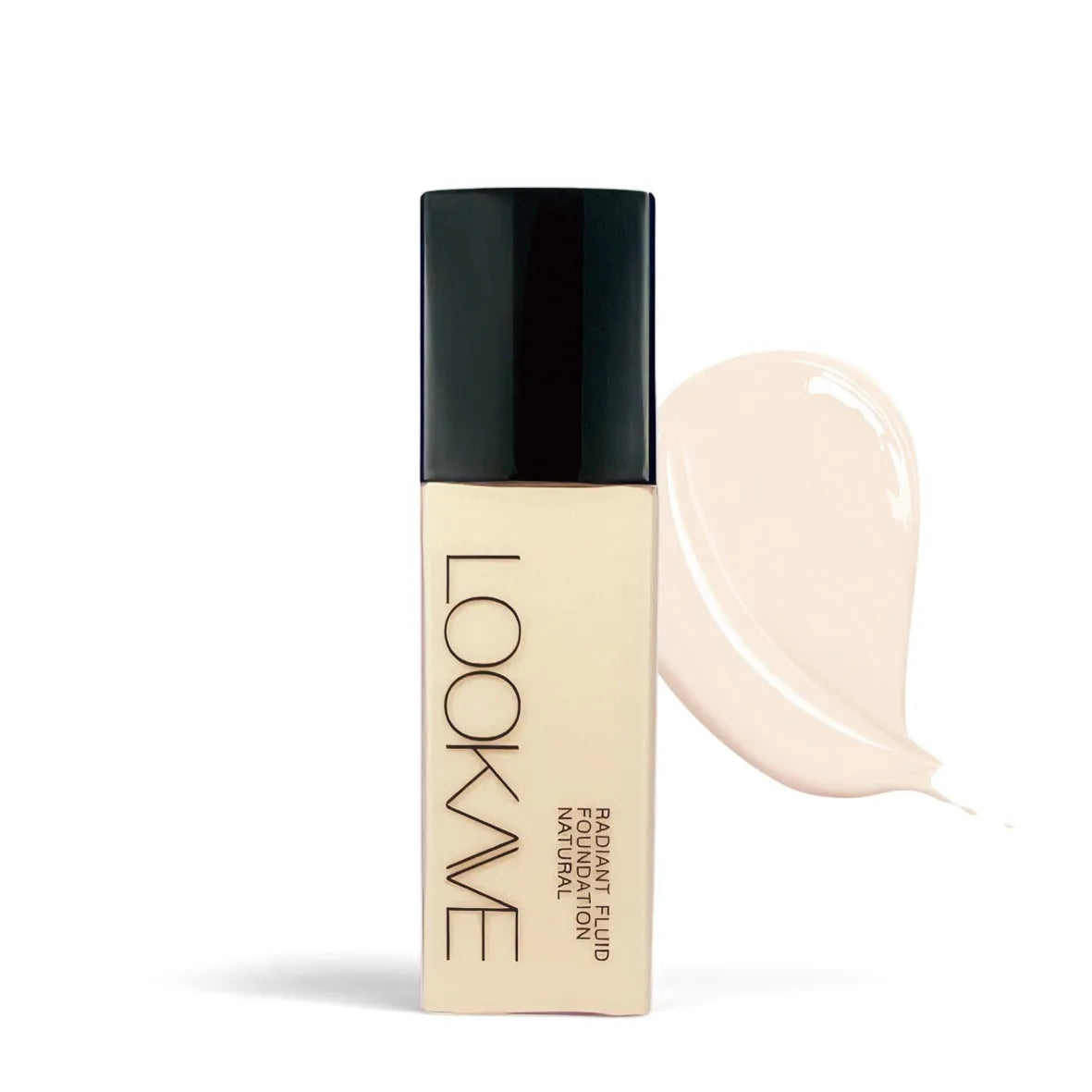 LOOKAVE Matte Liquid Foundation bottle with waterproof brightening formula in 21c size