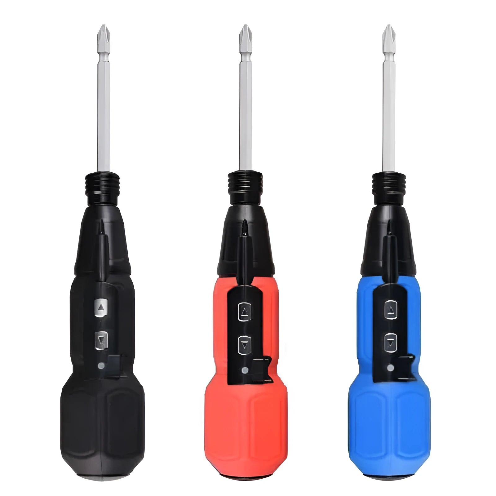 Alloy steel straight handle electric screwdriver with 36V battery and 10Nm torque in black or blue