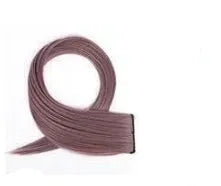 60cm curly gradient hair extension patch in mixed silk material showing colour options