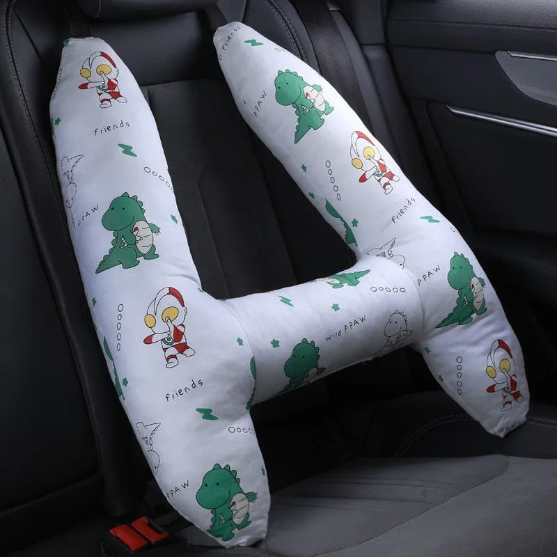 55x70cm automotive headrest car sleeping pillow with character patterns