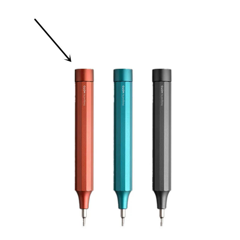 24-in-1 precision repair screwdriver set with aluminium alloy handle and magnetic bit storage in black, green, red, and grey options