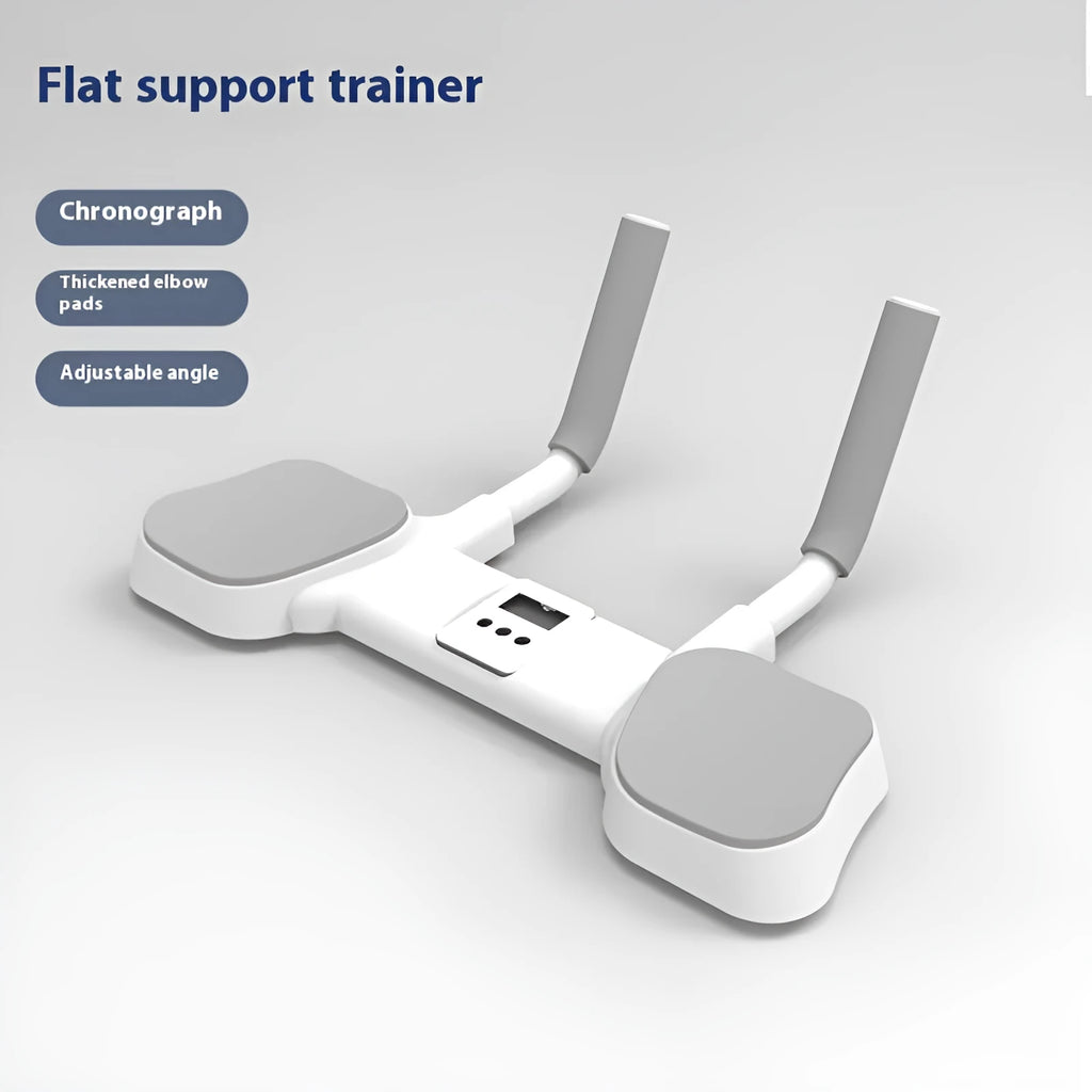 White flat support trainer with alloy aluminium tube construction for home exercise
