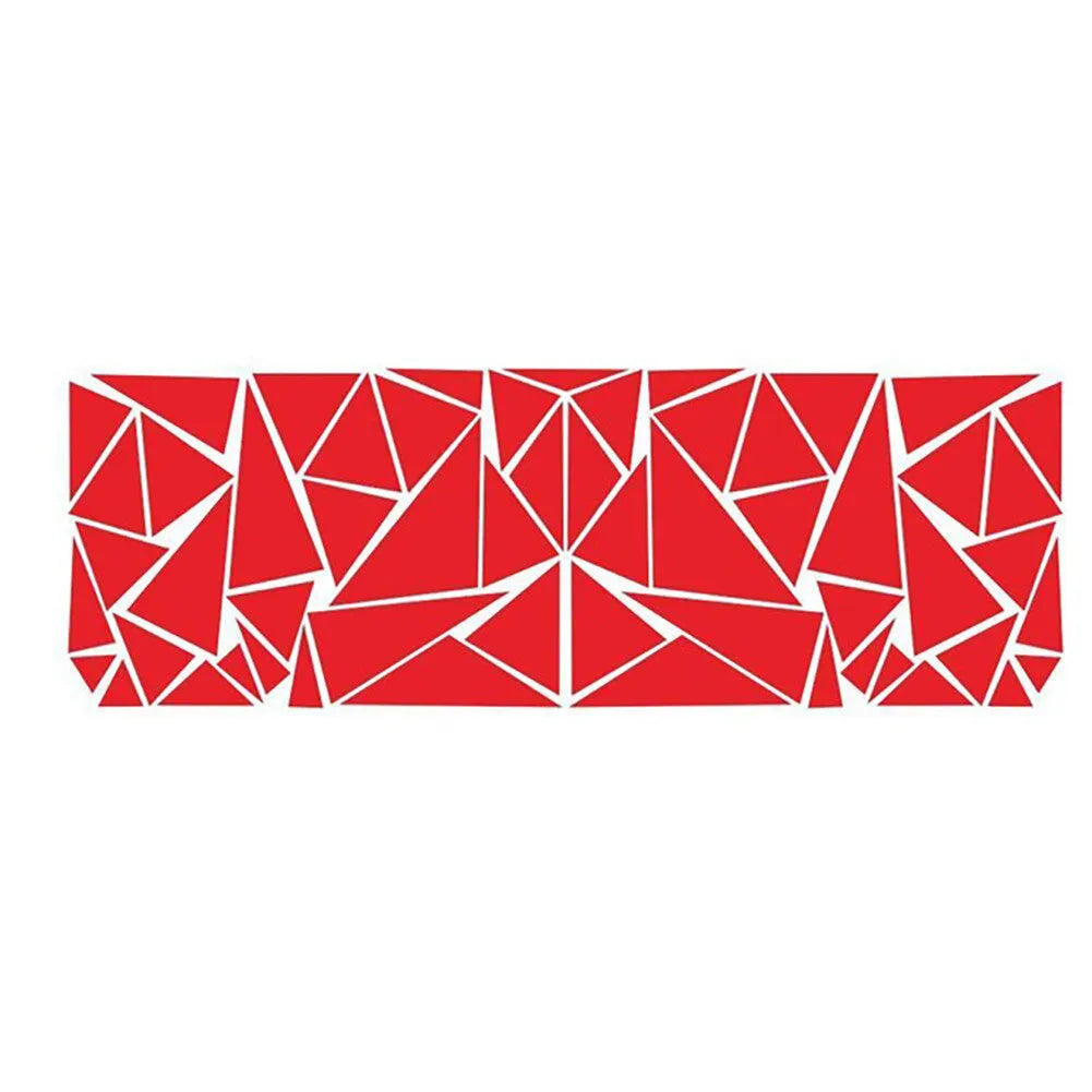 Car decoration sticker with geometry pattern in five colour options showing 200cm by 60cm dimensions