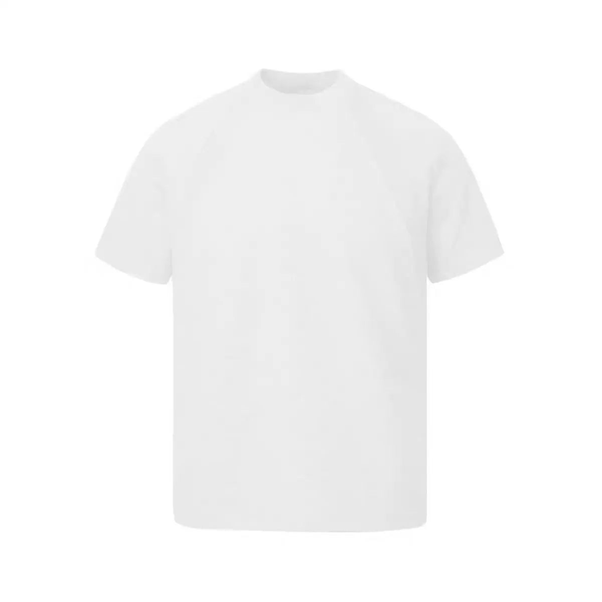 Men's black short sleeve top with air layer stitching detail, loose fit design