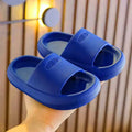 Children's mixed colour EVA slippers with non-slip soles in Blue, Green, Orange, Pink and Yellow options