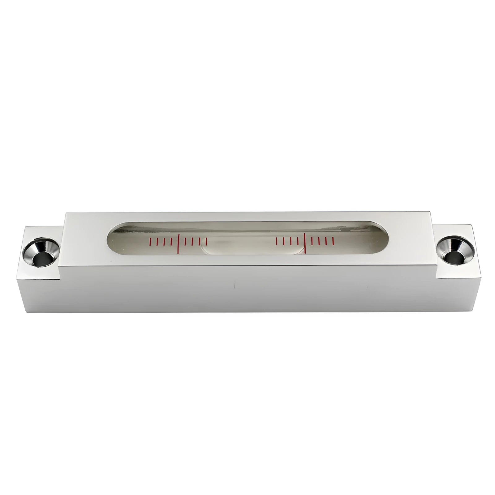 Metal and glass mini spirit level measuring 132mm for machine tool calibration