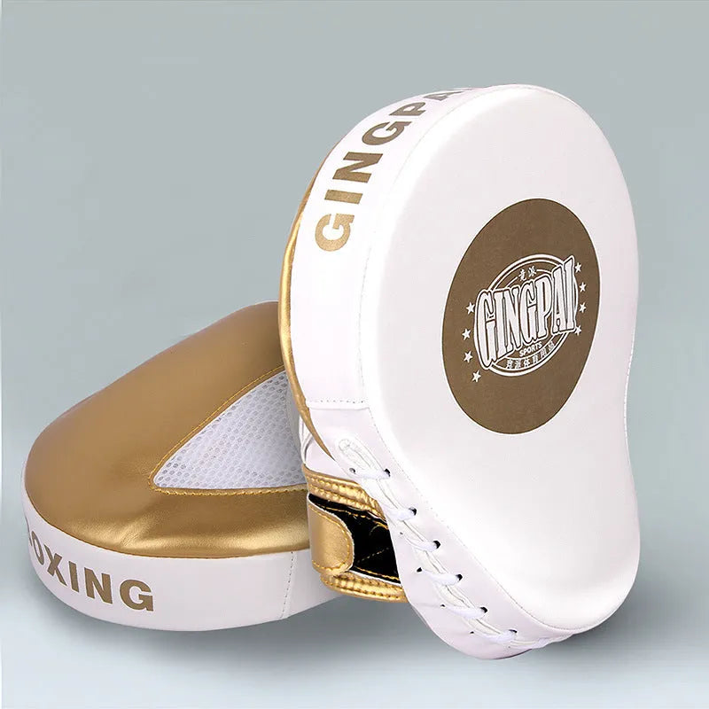 Vertical gold and green PU boxer Sanda baffle target for martial arts training