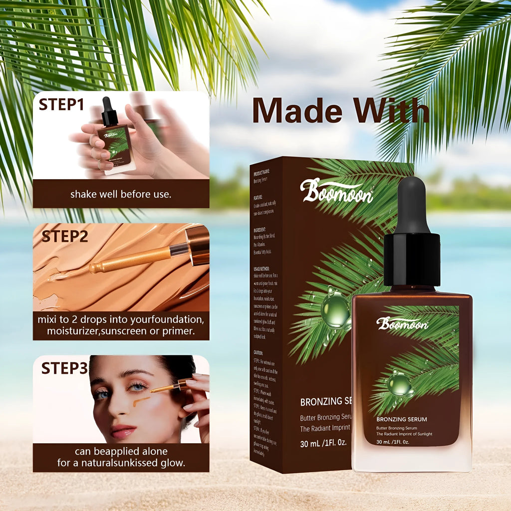 Bronze Black Care Solution 30ml moisturising nursing bottle for colour-treated hair with pump dispenser