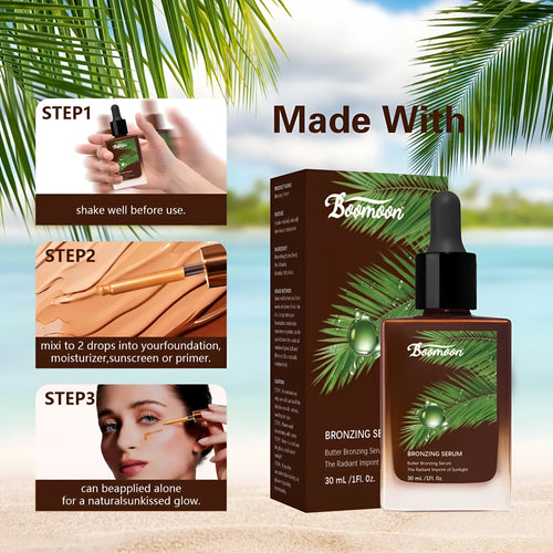 Bronze Black Care Solution 30ml moisturising nursing bottle for colour-treated hair with pump dispenser