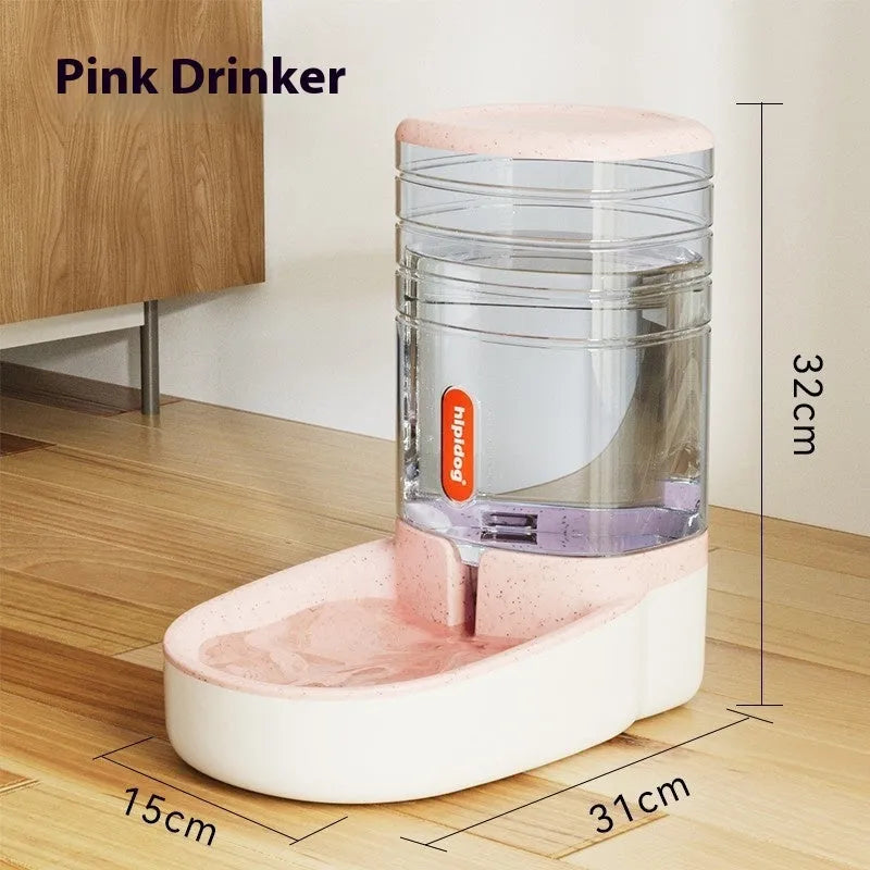 Automatic 3.8 litre pet water fountain in blue, grey, green or pink for cats and dogs