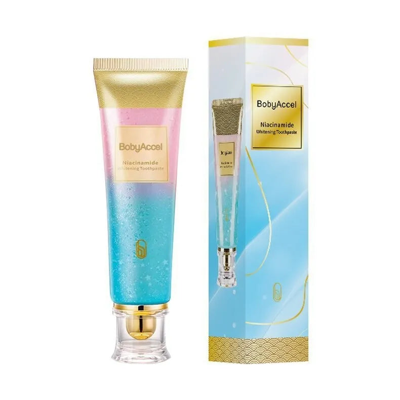 Nicotinamide whitening toothpaste tube with 100g content for adult oral care