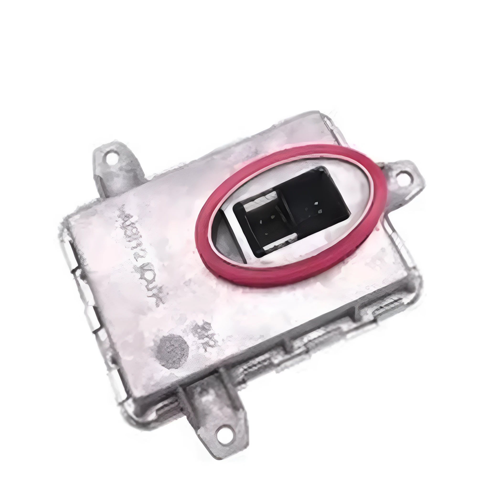 Metal headlight ballast unit for cars, dimensions 14cm by 11cm by 4.5cm