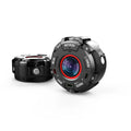 Black waterproof sports digital camera with dust-resistant construction for outdoor photography