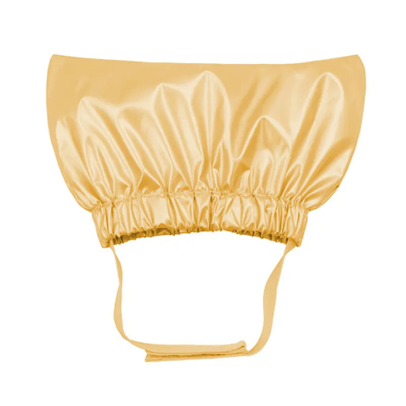 Adjustable waterproof shower cap for dogs and cats in silver, pink or gold colours