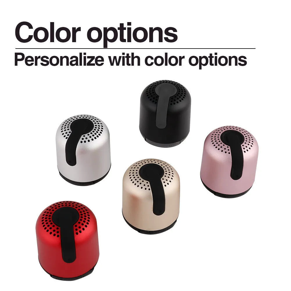Hieha XQ11 cylinder-shaped wireless Bluetooth speaker in metal housing