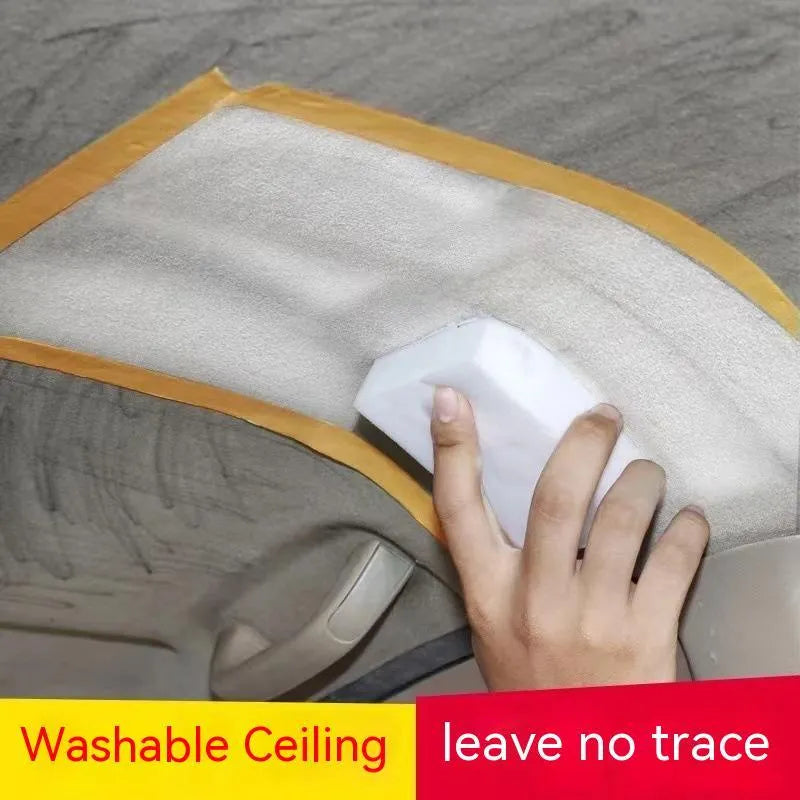 UL ultrasonic fabric roof foam decontamination cleaner bottle with sponge wipes and towel