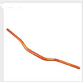 Aluminium alloy scrambling motorcycle handlebar with orange EVO handle section, 28mm diameter.