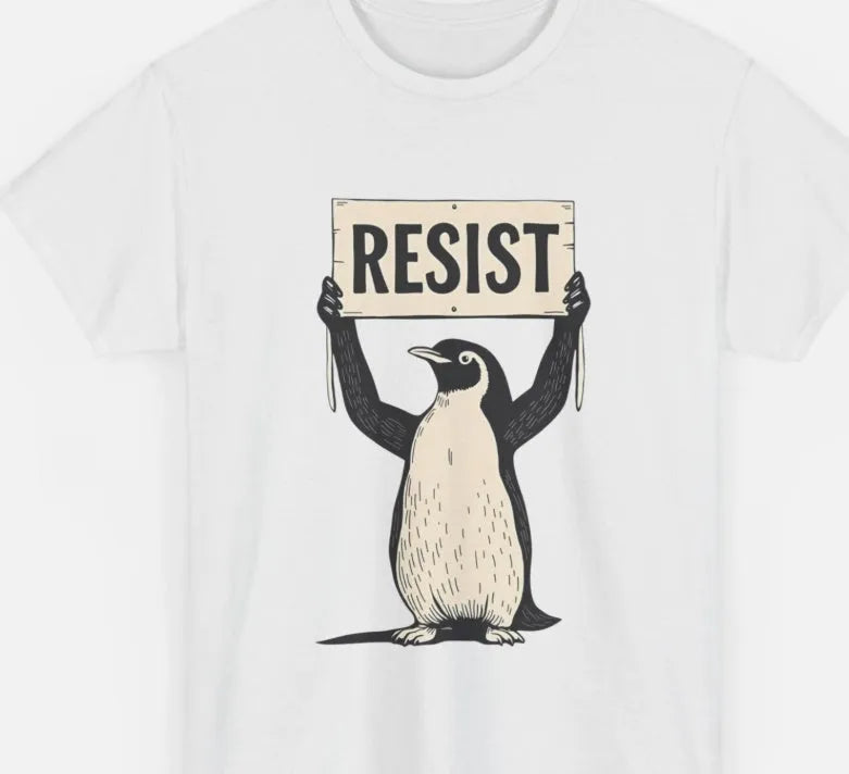 Loose straight cut cotton t-shirt in black, green, or white with short sleeves and a round neck
