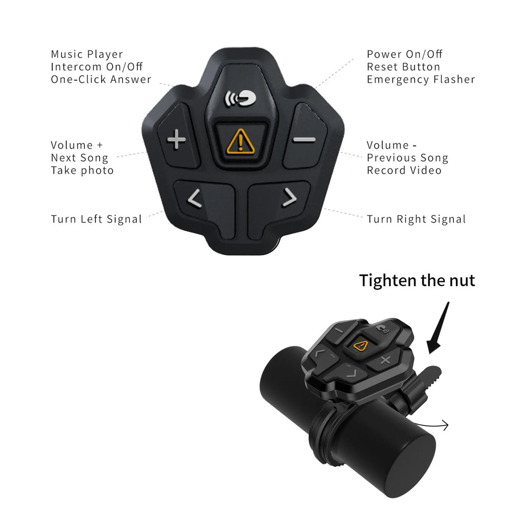 Black and grey smart cycling helmet with integrated warning lights and Bluetooth connectivity