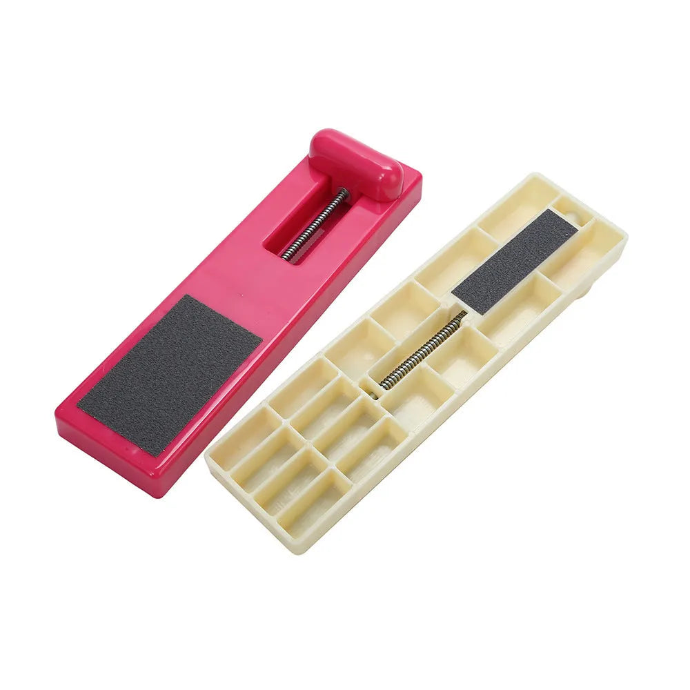 Pink and white ballet foot rotation trainer for instep flexibility development