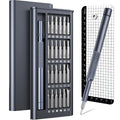 Compact 25-in-one magnetic screwdriver set with chrome vanadium steel shaft and black ABS handle.