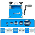 SD-017 manual wire stripping machine showing compact design for 0.5-17mm wire diameters