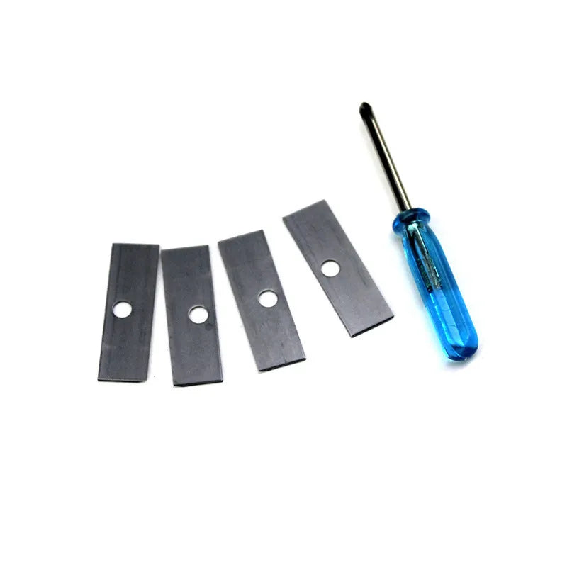 Geometric plastic pencil sharpener with four holes for sketching art pencils