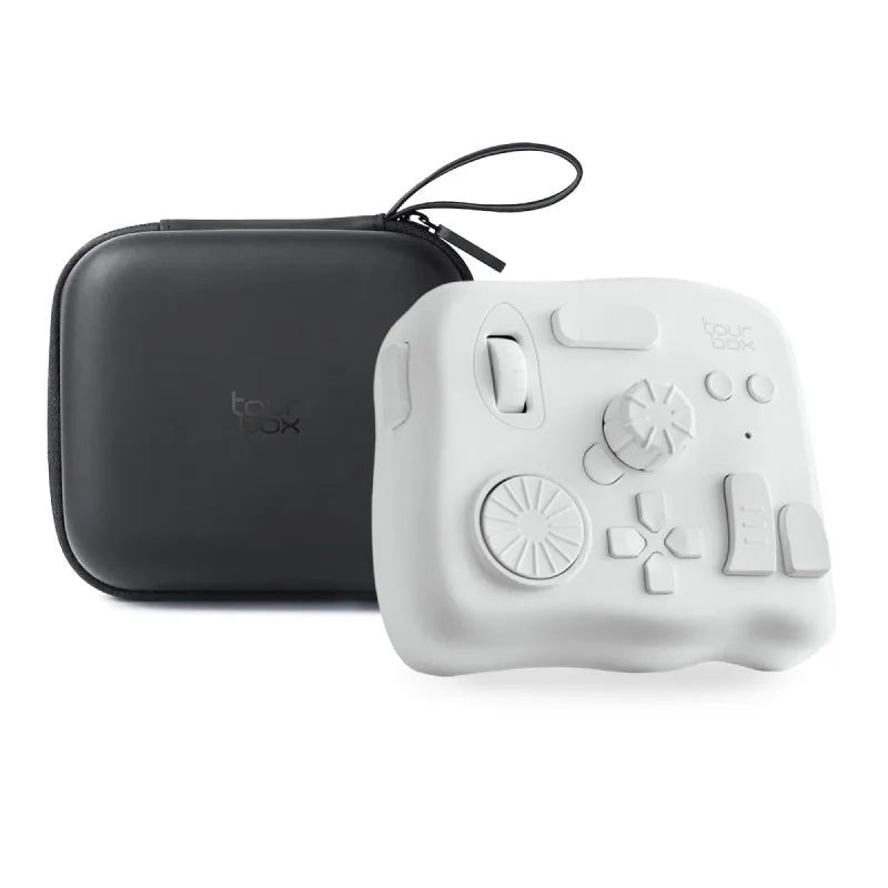 TourBox NEO digital tablet controller for video editing with compact design
