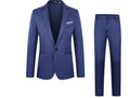 Men's loose fit acetate fibre wedding suit jacket in multiple colours on a size chart background