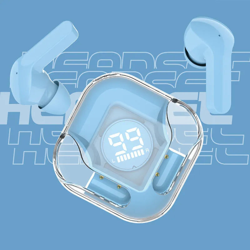 Transparent body wireless Bluetooth headset with in-ear design and HIFI noise reduction function