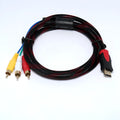HDMI to AV15 M conversion cable with alloy connectors, 1.5 metres long.