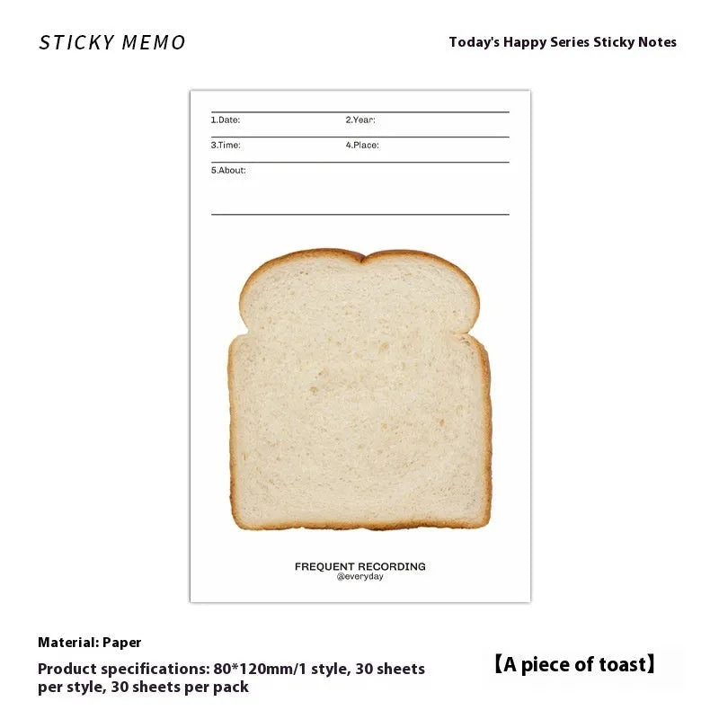 Today's Happy Series Message Sticky Notes pad in one of four colour options.