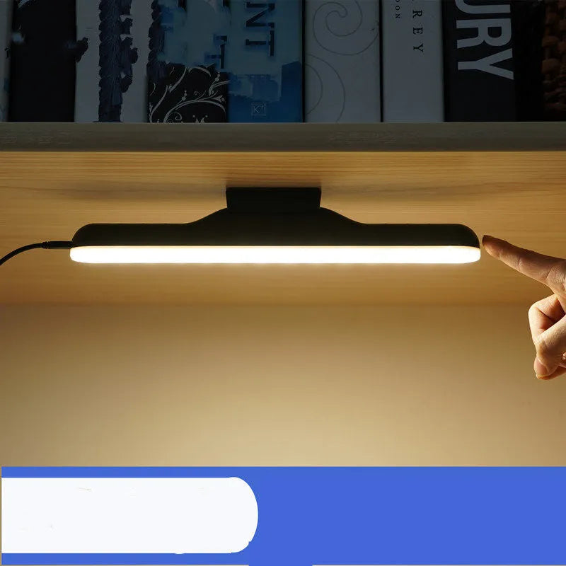 Modern simple style desk lamp with touch controls and soft LED lighting for study use
