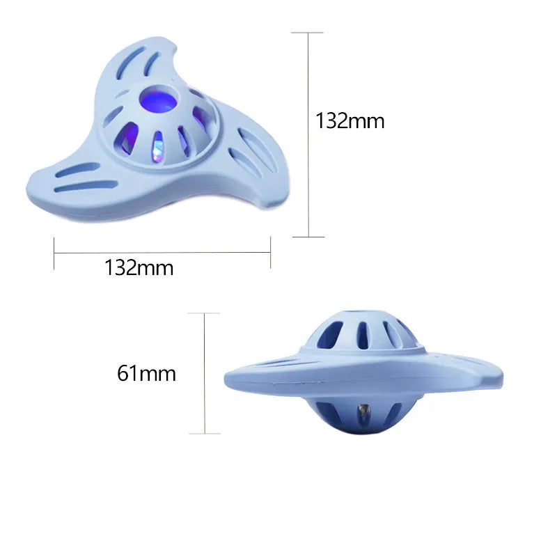 Blue or purple Boomerang Molar bite-resistant dog toy for medium and large breed dogs